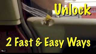 How To Unlock Car Door When Keys Locked in Car [upl. by Cathrin34]