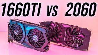 Nvidia GTX 1660 Ti vs RTX 2060  16 Games Tested [upl. by Aioj]