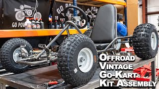 Off Road Vintage Go Kart Kit Build Project [upl. by Bettine]