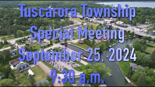 Tuscarora Township Special Meeting September 25 2024 [upl. by Body]