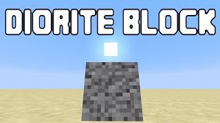 How To Make Diorite and Polished Diorite  Minecraft 18 [upl. by Arika]