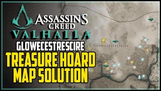 Glowecestrescire Hoard Map Solution Assassin’s Creed Valhalla [upl. by Inahet297]