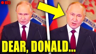 WATCH PUTIN ISSUE TERRIFYING WARNING TO TRUMP [upl. by Adnilasor222]