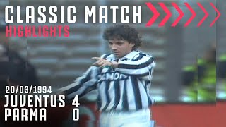 Juventus 40 Parma  Del Pieros First Career HatTrick  Classic Match Highlights [upl. by Renard]