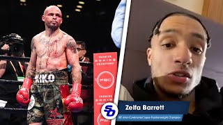 ZELFA BARRETT Kiko Martinez is MY TOUGHEST FIGHT ON PAPER [upl. by Stroup]