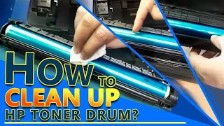 How to clean HP Tonner drum  HP Toner collection unit [upl. by Emlin109]