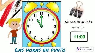 EL RELOJ medición del tiempo para niños [upl. by Esmond]