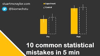 Ten Statistical Mistakes in 5 Min [upl. by Atirat]