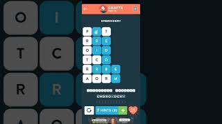 WordBrain 2 Daily May 16 CRAFTS Answers  Wordbrain 2 Daily Answers [upl. by Meesan]