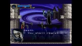 Castlevania Symphony of the Night Alucard entrance and Death [upl. by Idurt]