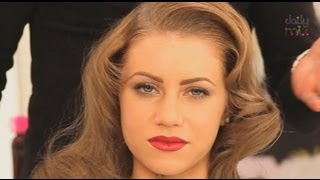 1940s HOLLYWOOD GLAMOUR WAVE HAIRSTYLE [upl. by Anirbak222]