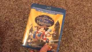 Disney Three Musketeers 10th Anniversary Mickey Donald Goofy BluRay Unboxing [upl. by Cheston]