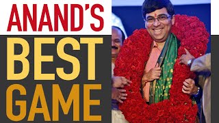 Viswanathan Anands Best Chess Game Ever [upl. by Nnaira]