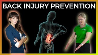 BACK INJURY PREVENTION  3 Tips to Prevent Back Injuries at Home and at Work [upl. by Sundin]