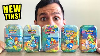 NEW CELEBRATIONS MINI TINS Pokemon Cards Opening [upl. by Yednarb890]