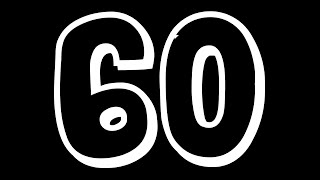 60 To 0 Countdown With Voice Sound Effect [upl. by Brandy394]