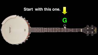 5 String Banjo Tuner How to Tune a 5 String Banjo to Open G [upl. by Chiarra702]