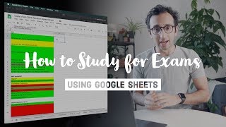 How to Study for Exams with Google Sheets [upl. by Aydni]