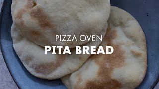 Pita Bread Recipe in a Pizza Oven [upl. by Myranda980]