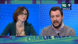 Salvini insulta Quartapelle Ma sa che lei è squallida [upl. by Fosdick488]