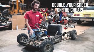 5 Essential Go Kart Mods for MORE POWER [upl. by Sadowski917]