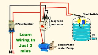 Float Switch Wiring Diagram For Water Pump [upl. by Anette]