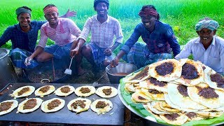 Miniature Mutton Kari Dosai  Madurai Special Street Food  South Indian Kari Dosa Recipe [upl. by Corsiglia]