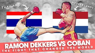 Ramon Dekkers vs Coban quotThe Fight That Changed The Worldquot [upl. by Netniuq147]