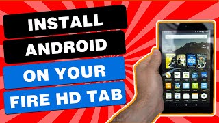 How To Install Stock Android On Fire Tablet IN 11 MINUTES [upl. by Adamski]