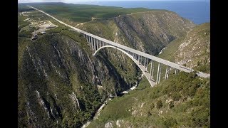 SOUTH AFRICA  The worlds highest bungee jump bridge216 Meter [upl. by Ibba]