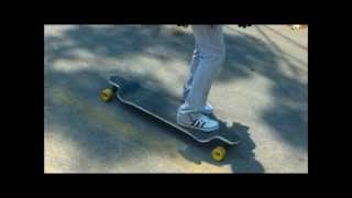 Cómo frenar en una longboard  skateboard [upl. by Loring171]