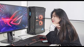 万元预算ROG全家桶，华硕ROG玩家国度战11机箱装机 asus rog z11 PC Case review [upl. by Neerroc817]