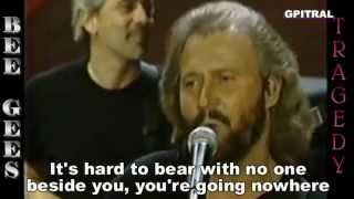 Bee Gees Tragedy lyrics [upl. by Dottie]