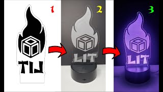 How to PROPERLY Laser Engrave Acrylic  LIT Tutorials [upl. by Ardnasak139]