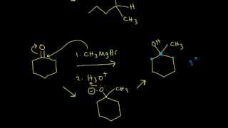 Synthesis of alcohols using Grignard reagents I  Organic chemistry  Khan Academy [upl. by Smith]