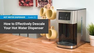 How to Descale Your Hot Water Dispenser  Andrew James [upl. by Ecnarretal]