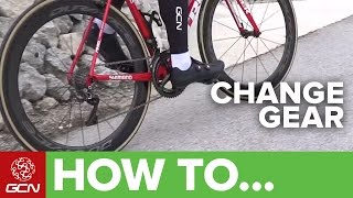 How To Change Gear On Your Bike  Road Bike Shifting Made Easy [upl. by Kcirdorb]