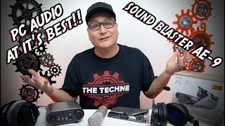 AMAZING PC AUDIO SET UP Sound Blaster AE9 Review [upl. by Yemarej]