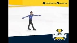 Donovan Carrillo patinador mexicano califica al Mundial de patinaje artístic [upl. by Ahto186]