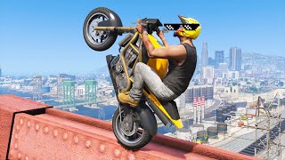 GTA 5 EPIC STUNTS amp Fails BEST GTA 5 Stunts Compilation [upl. by Yeliab747]