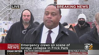 Public Officials Provide Update On Bridge Collapse [upl. by Candida207]