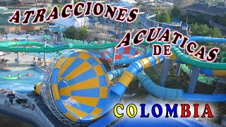 PARQUES ACUATICOS DE COLOMBIA TOP 7 [upl. by Gaven]