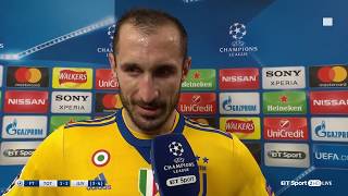 Emotional Giorgio Chiellini dedicates Juventus victory to Davide Astori [upl. by Petrie]