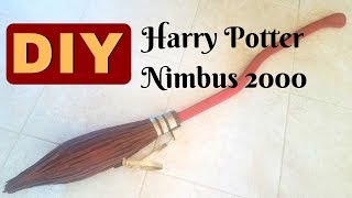 Harry Potter Nimbus 2000  Cardboard DIY [upl. by Kohcztiy]