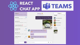 Chat Application using React JS  Build and Deploy a Chat App in 1 Hour Microsoft Teams [upl. by Ylenaj]