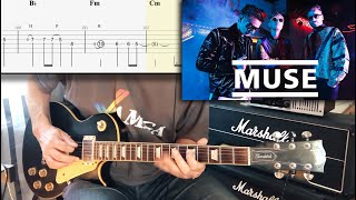 Muse  10 Great Riffs  TAB  Cover  Tutorial [upl. by Dyl725]