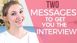 2 Messages to Send Right After You Apply for a Job [upl. by Lorien]