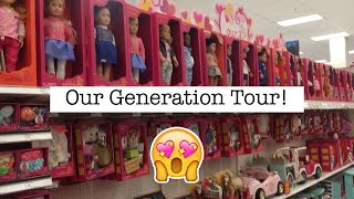 HUGE Our Generation Toy Tour I Dolls and Accessories [upl. by Joyann]