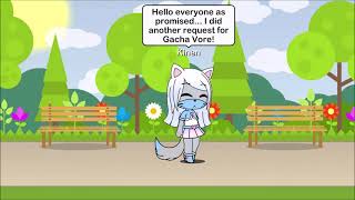 How to Make Gacha Vores oc Luna in Gacha Life  Vore Gift [upl. by Aynotel167]