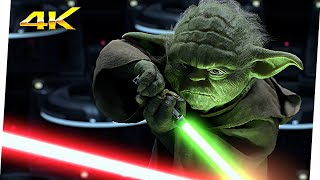 Yoda vs Palpatine  Star Wars La Venganza De Los Sith 2005 Movie Clip 4K Ultra HD LATINO [upl. by Catto]